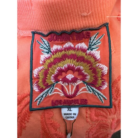 NWT Johnny Was Coral Embroidered V-Neck Blouse XL - Picture 7 of 9